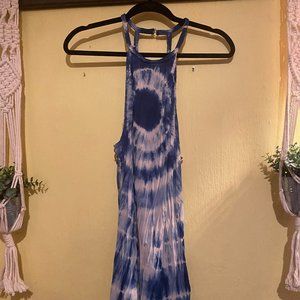 Super Cute, Blue Tie-Dye, American Eagle Outfitters Dress